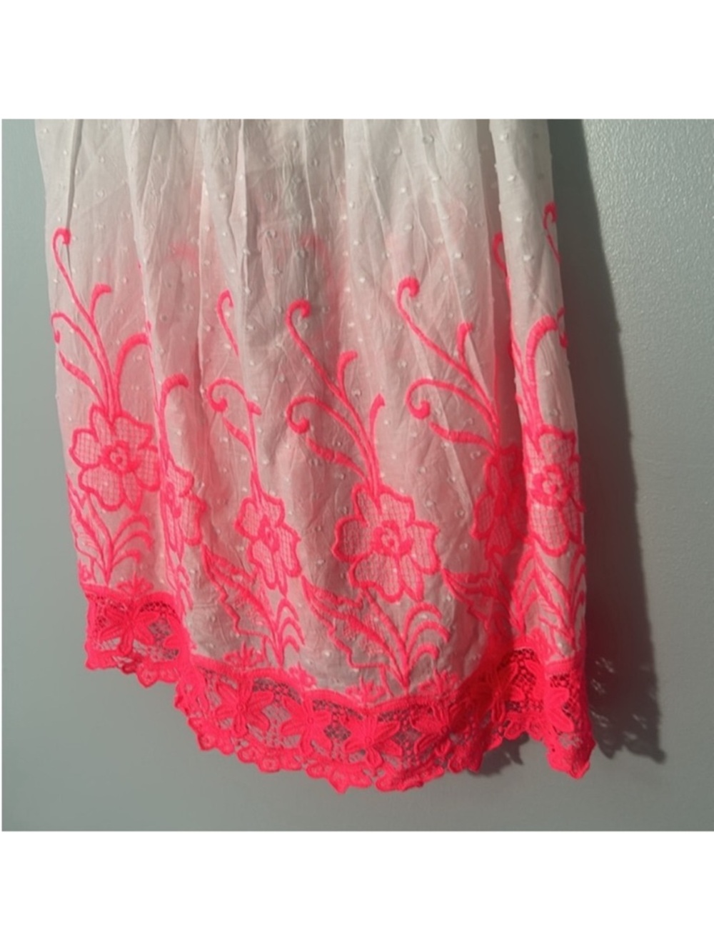 Free People XSmall Intimately Day Glow Shapeless Slip white combo 100% Cotton - Picture 6 of 10